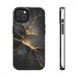Electric Lightning Tough Phone Case - Durable Protection with Striking Design
