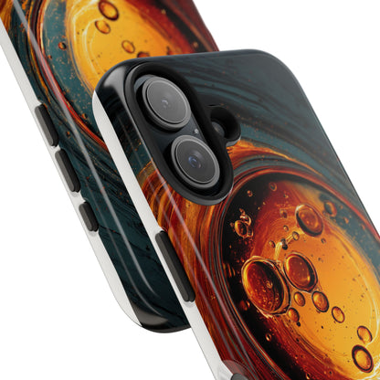 Vibrant Abstract Phone Case with Bubble Design - Tough & Stylish