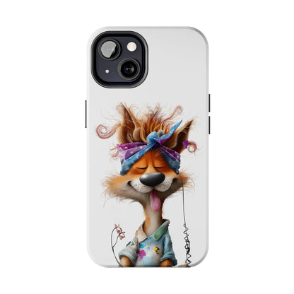 Cute Fox Art Phone Case – Tough, Quirky Wildlife Design for Animal Lovers