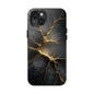 Electric Lightning Tough Phone Case - Durable Protection with Striking Design