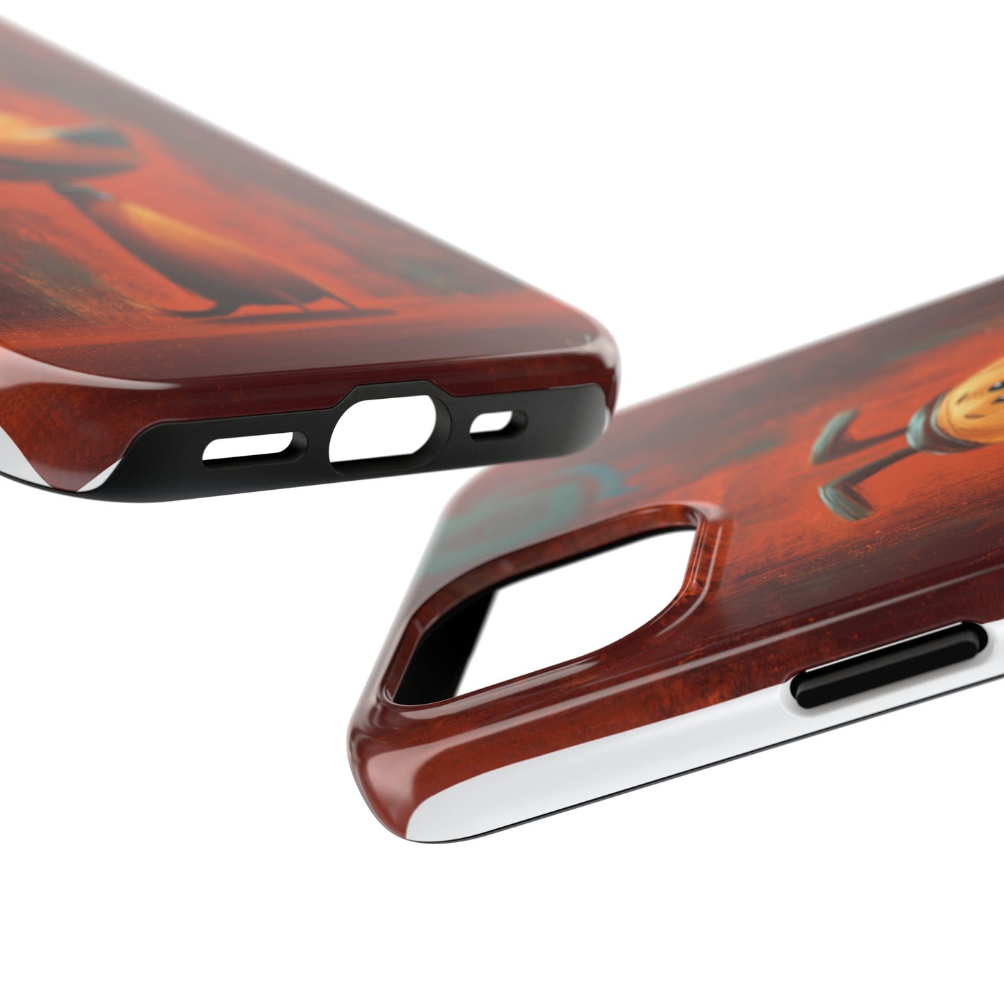 Playful Dog Art Tough Phone Case - Perfect for Pet Lovers