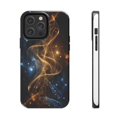 Stylish Tough Phone Cases with Sparkling Swirls Design