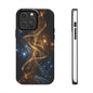 Stylish Tough Phone Cases with Sparkling Swirls Design