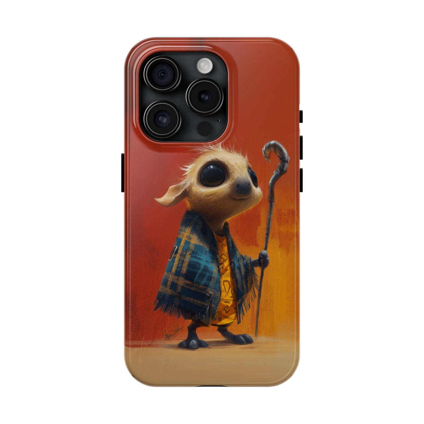 Whimsical Tough Phone Case - Cute Character Design for Kids & Adults
