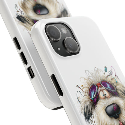 Whimsical Dog Phone Case, Quirky Pet Lover Gift, Cute Cartoon Phone Case, Animal Lover Accessory, Fun Protective Case