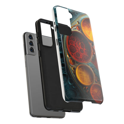 Vibrant Abstract Tough Phone Case - Durable Protection with Artistic Design