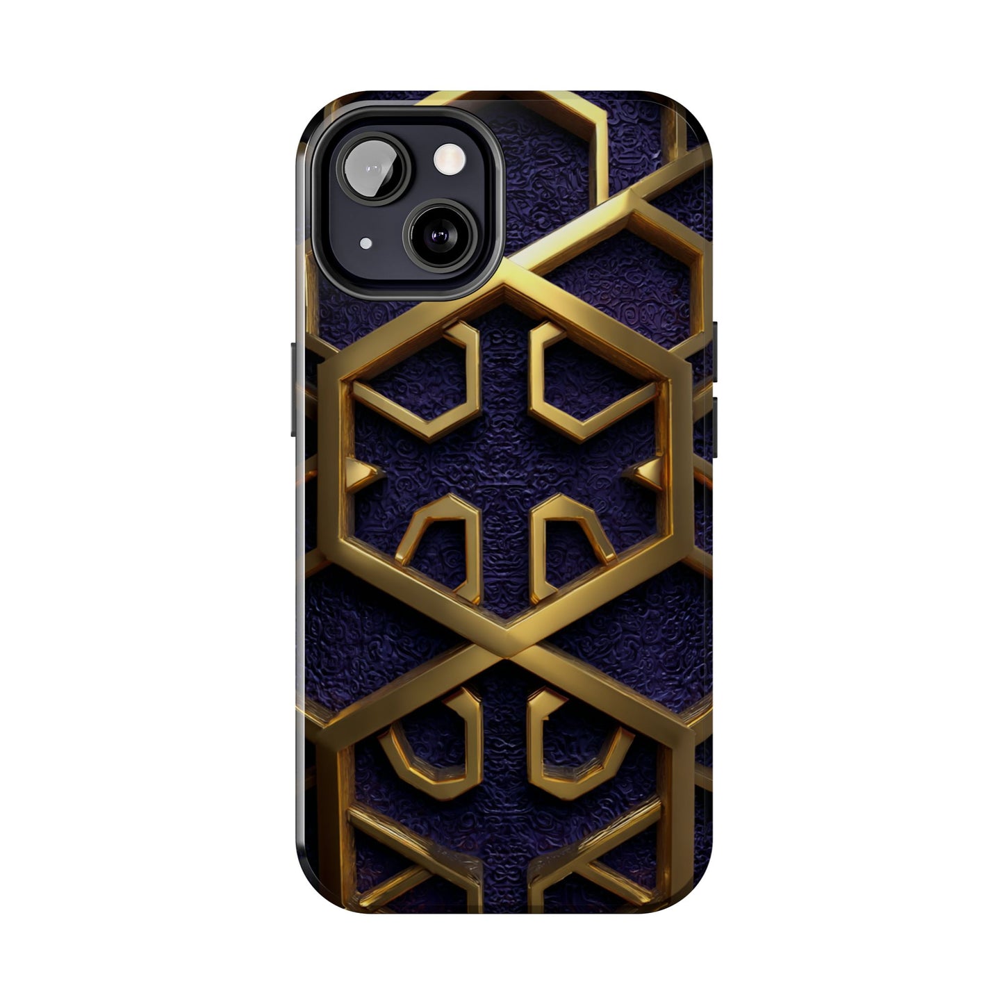 Elegant Geometric Tough Phone Case by Skipper – Durable Stylish Protection & Creative Gift for Tech Lovers