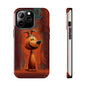 Playful Dog Art Tough Phone Case - Perfect for Pet Lovers