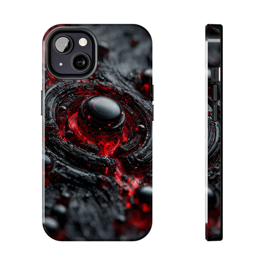 Premium dark abstract tough phone case by Skipper