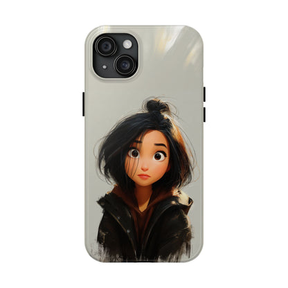 Artistic Tough Phone Case - Unique Design for Creative Souls