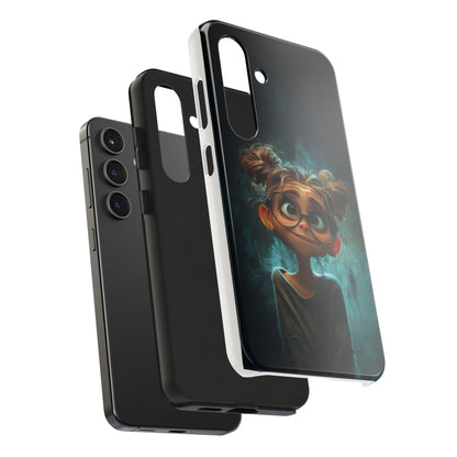 Cute Character Tough Phone Case - Perfect Gift for Kids and Teens