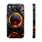 Stylish tough phone case with abstract modern design by Skipper