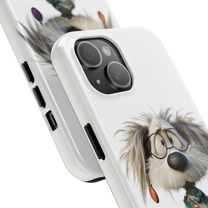 Cute Cartoon Dog Phone Case by Skipper – Premium Art Phone Case for Pet Lovers