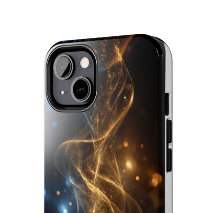 Stylish Tough Phone Cases with Sparkling Swirls Design