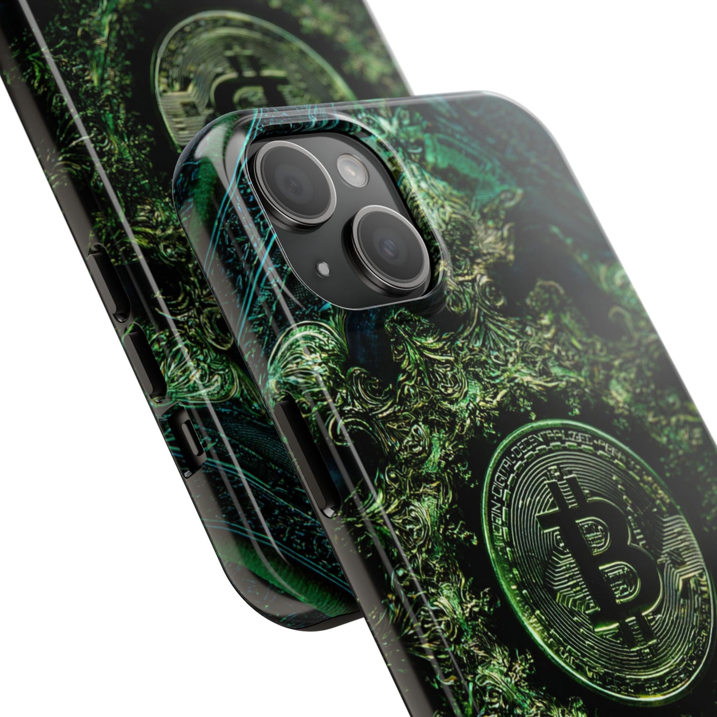 Bitcoin Cryptocurrency Tough Phone Case by Skipper – Durable Premium Tech Accessory