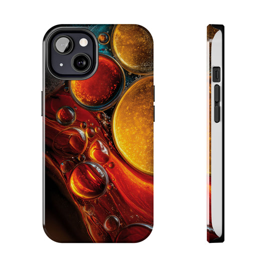 Vibrant Abstract Tough Phone Case - Protective Cover with Colorful Design