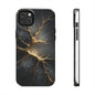 Electric Lightning Tough Phone Case - Durable Protection with Striking Design