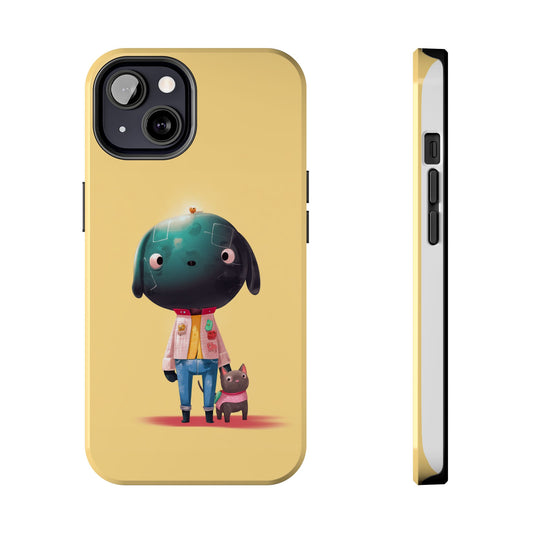 Cute Dog-Themed Tough Phone Cases for Pet Lovers - Durable Protection & Whimsical Design