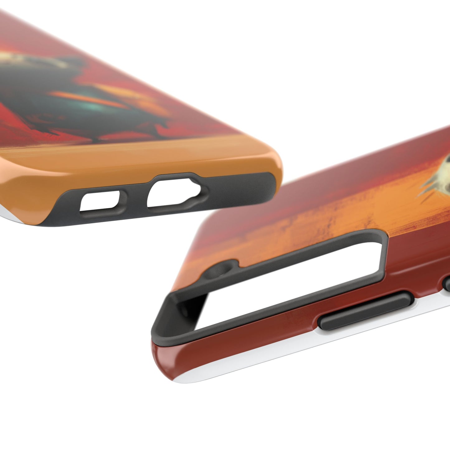 Adventurous Character Tough Phone Case - Durable Protection for Creative Souls