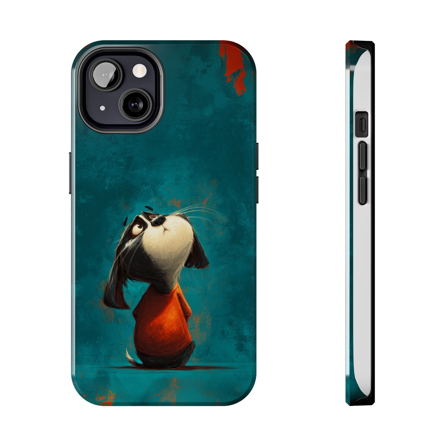 Whimsical Dog Tough Phone Case - Perfect for Pet Lovers!
