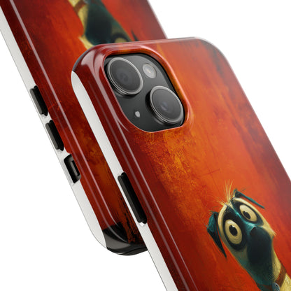 Whimsical Dog Art Tough Phone Case - Durable Protection for Pet Lovers