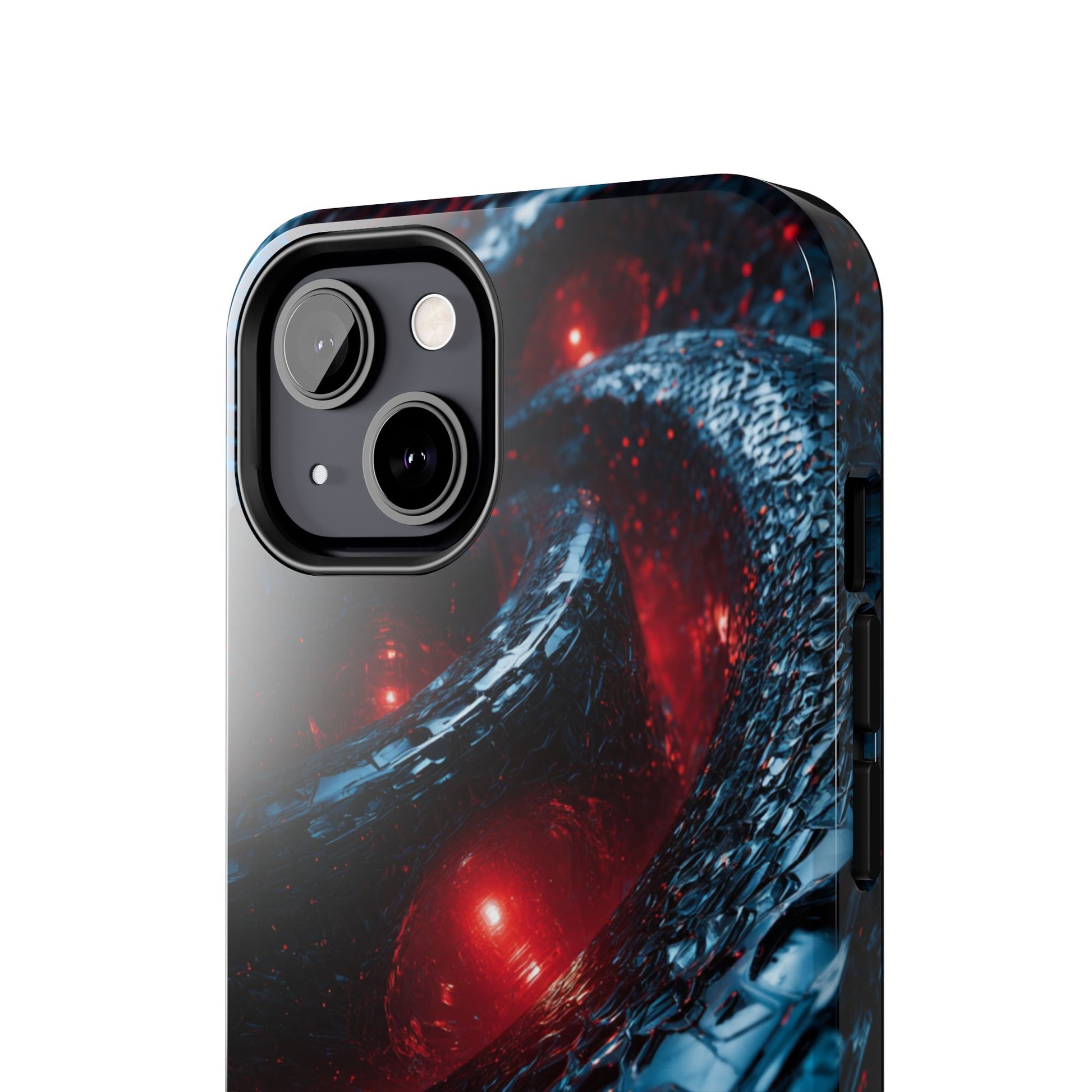 Close-up of Fierce Beauty phone case texture