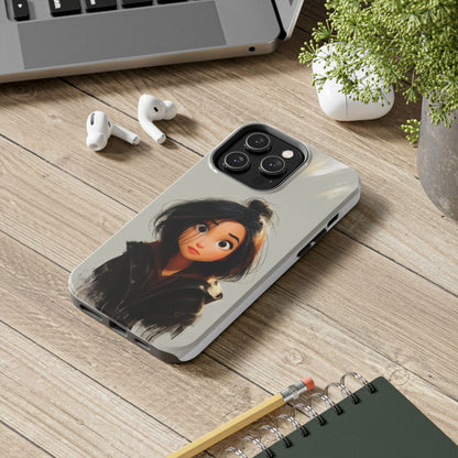 Artistic Tough Phone Case - Unique Design for Creative Souls