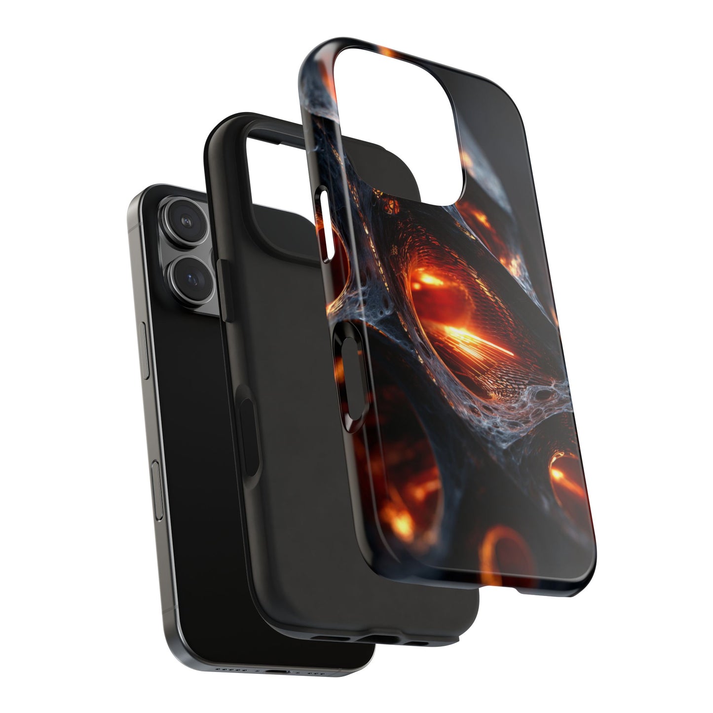 Discover Futuristic Tough Phone Cases offering durable sci-fi protection and unique designs. Great Halloween tech gift for phone accessory lovers.