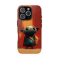 Adventurous Character Tough Phone Case - Durable Protection for Creative Souls