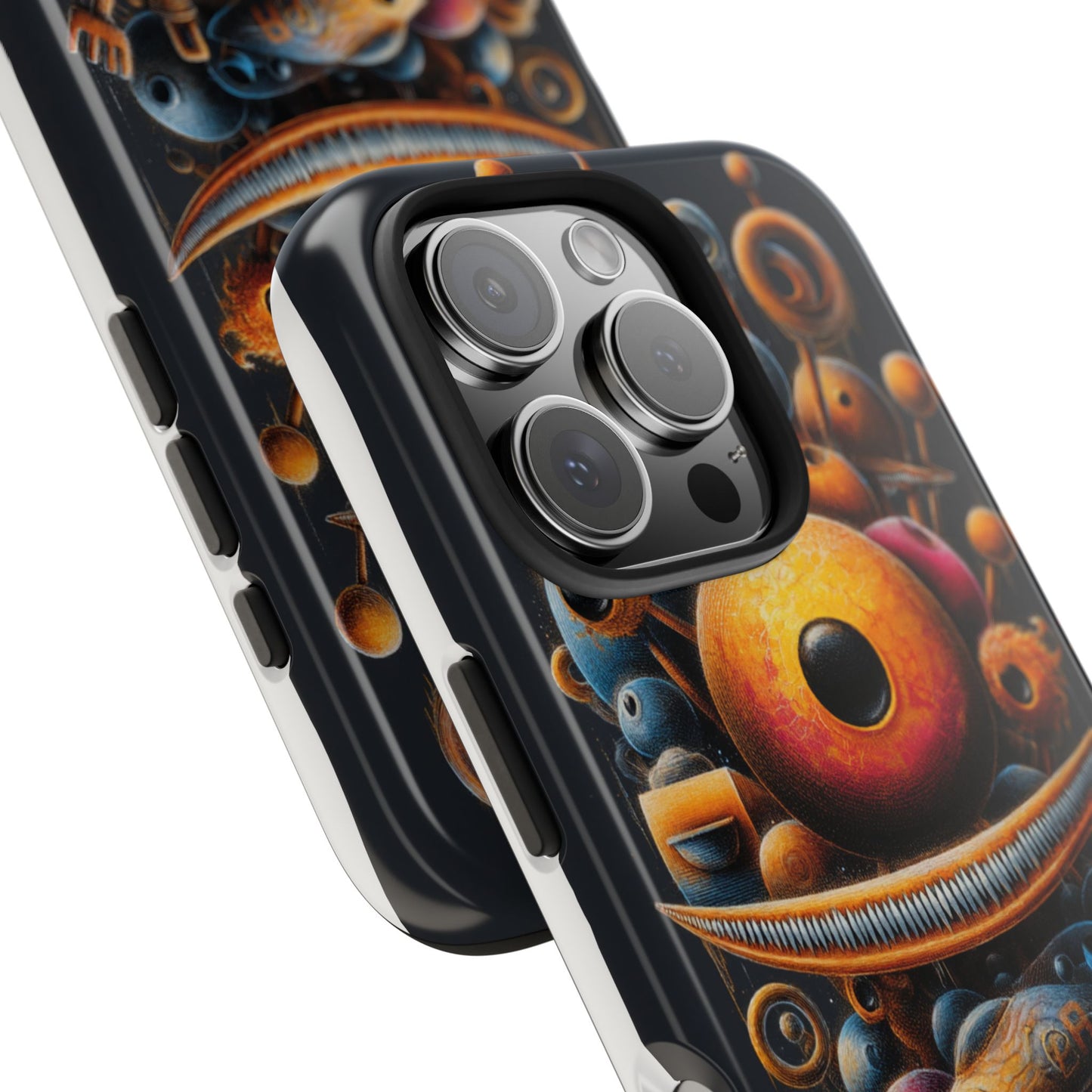 Unique Tough Phone Case with Abstract Art Design