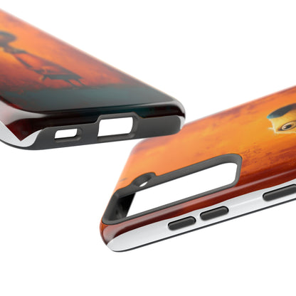 Whimsical Dog Art Tough Phone Case - Durable & Stylish Pet Lover Accessory