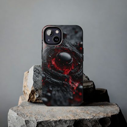 Dark Abstract Tough Phone Case | Durable Modern Phone Cover by Skipper | Unique Gift for Tech Lovers 2025