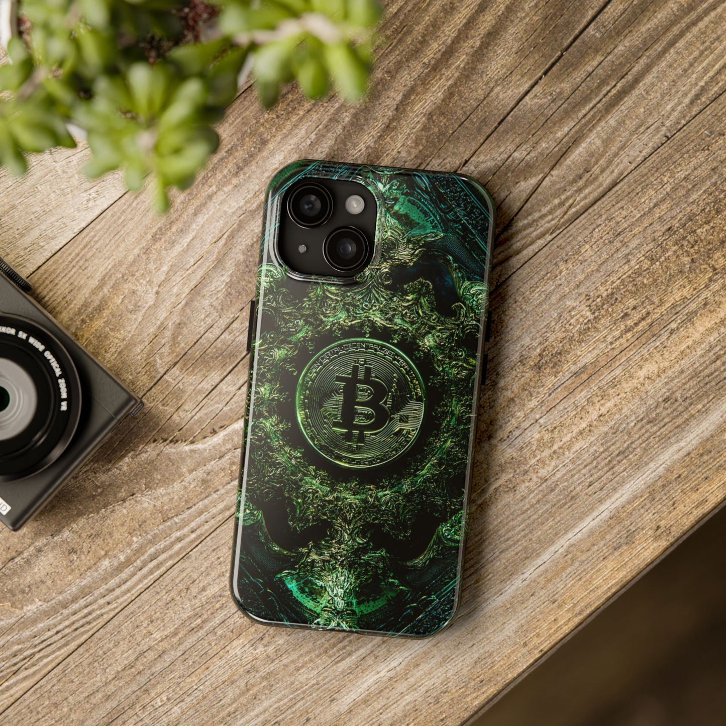 Bitcoin Cryptocurrency Tough Phone Case by Skipper – Durable Premium Tech Accessory