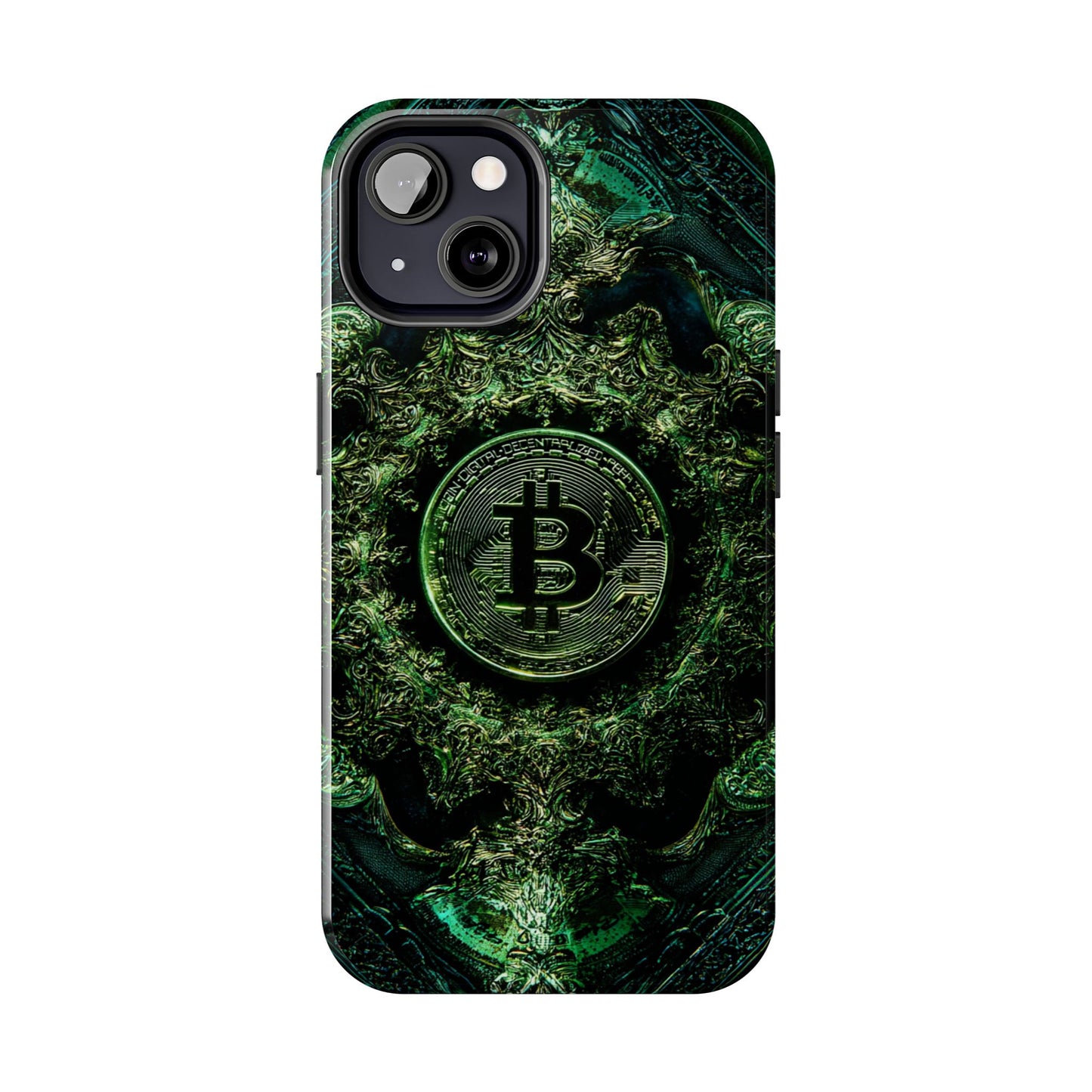 Bitcoin Cryptocurrency Tough Phone Case by Skipper – Durable Premium Tech Accessory