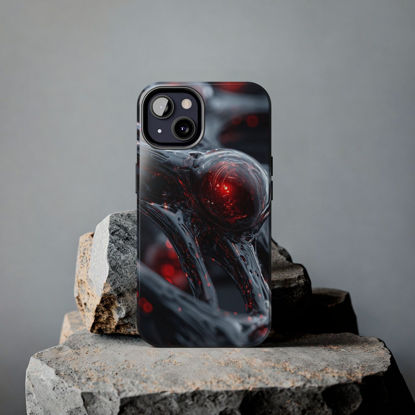 Tough Phone Case with Abstract Design, Durable Phone Cover, Trendy Mobile Accessory, Gift for Tech Lovers, Stylish Phone Protector