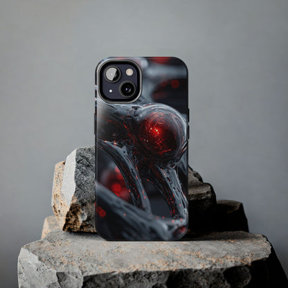 Tough Phone Case with Abstract Design, Durable Phone Cover, Trendy Mobile Accessory, Gift for Tech Lovers, Stylish Phone Protector