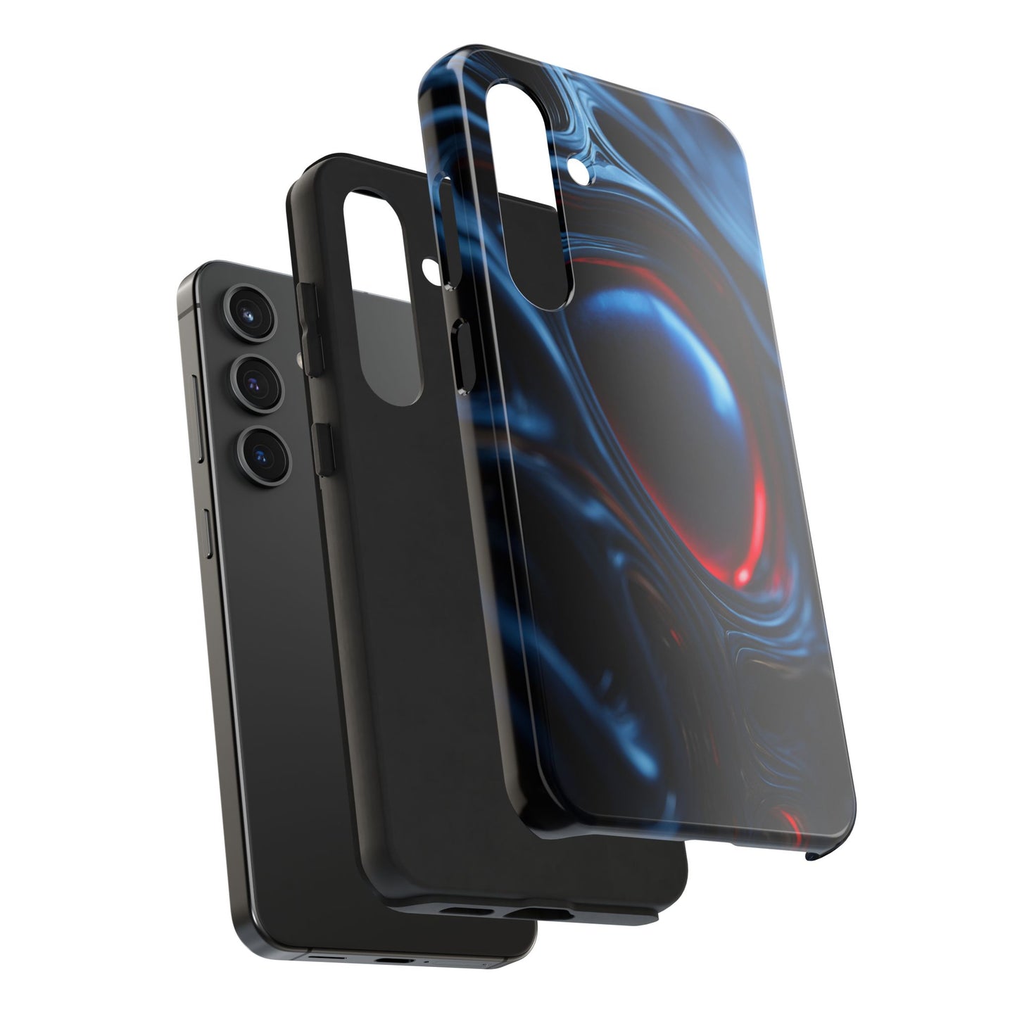 Edgy Tough Phone Case | Durable Smartphone Protection, Cyberpunk Design, Unique Gift for Him, Halloween Tech Accessory
