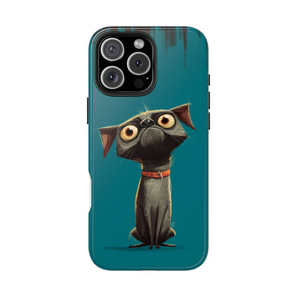 Cute Dog Tough Phone Case - Durable Protection for Pet Lovers