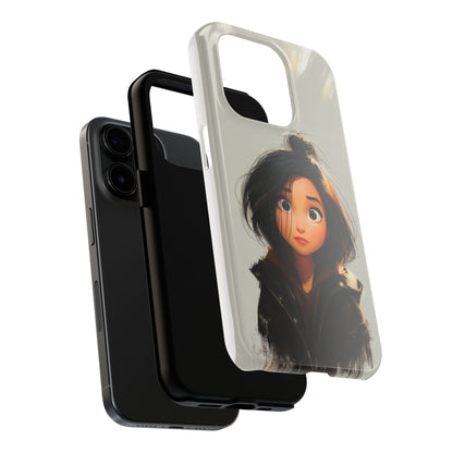 Artistic Tough Phone Case - Unique Design for Creative Souls