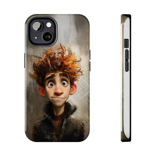 Whimsical Tough Phone Case – Unique Art Design for Creative Souls