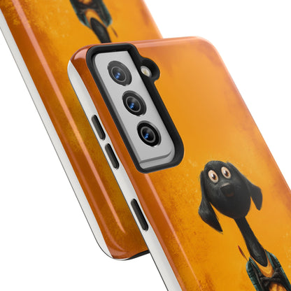 Cute Dog Art Tough Phone Case for Animal Lovers