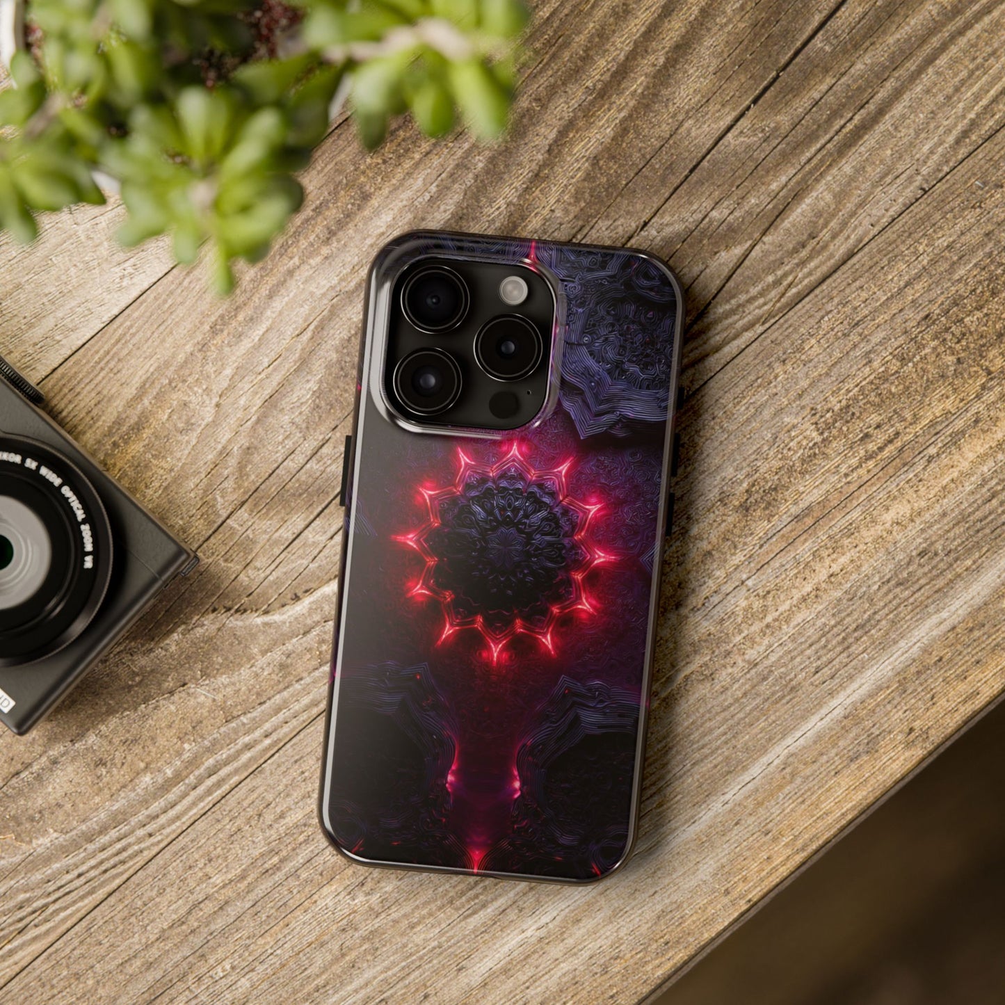 Solar Nexus Neon Nexus Phone Case - Stellar Core Energy Ring by Artist Skipper | Premium Space Tech Phone Cover