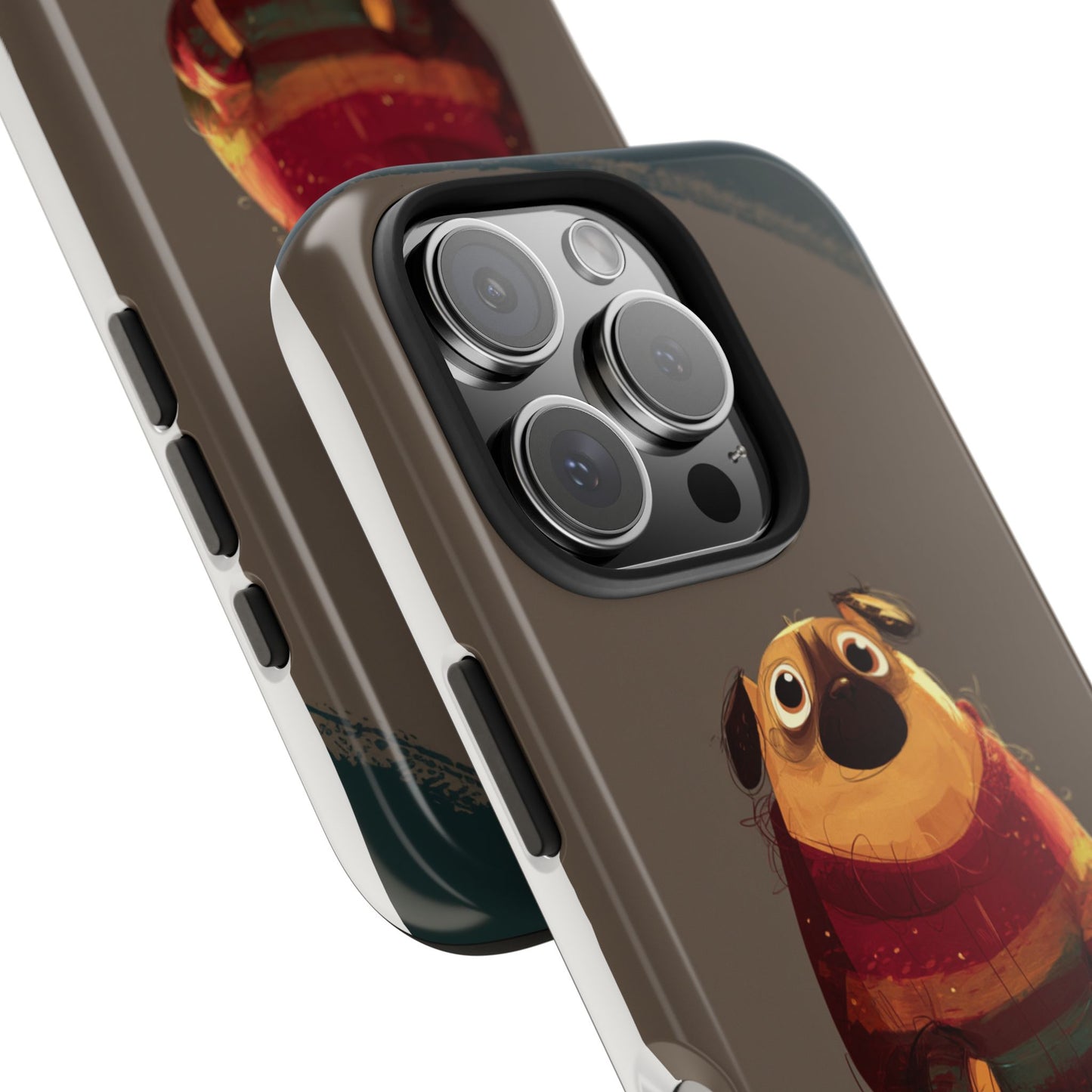 Cute Pug Tough Phone Case - Durable & Stylish Protection for Pet Lovers