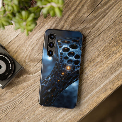 Cosmic-inspired phone case with bold colors and dual-layer toughness by Skipper.