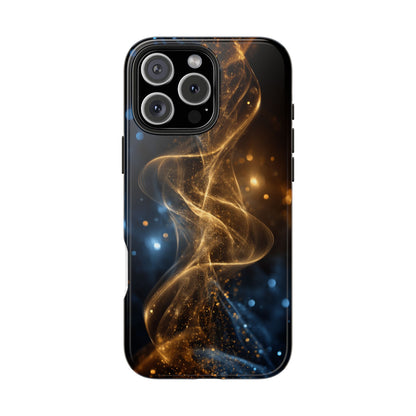 Stylish Tough Phone Cases with Sparkling Swirls Design