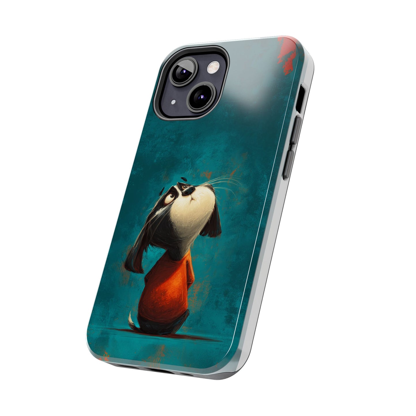 Whimsical Dog Tough Phone Case - Perfect for Pet Lovers!