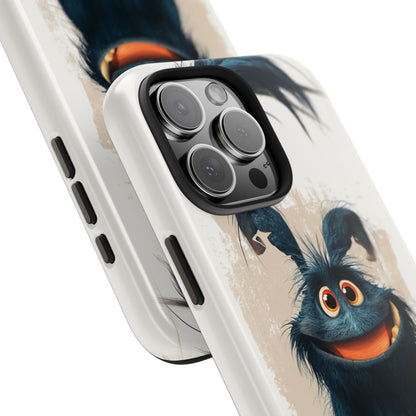 Whimsical Monster Tough Phone Case - Durable Protection for Fun-Loving Individuals