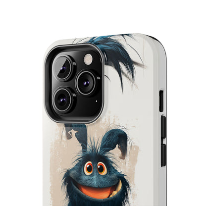 Whimsical Monster Tough Phone Case - Durable Protection for Fun-Loving Individuals