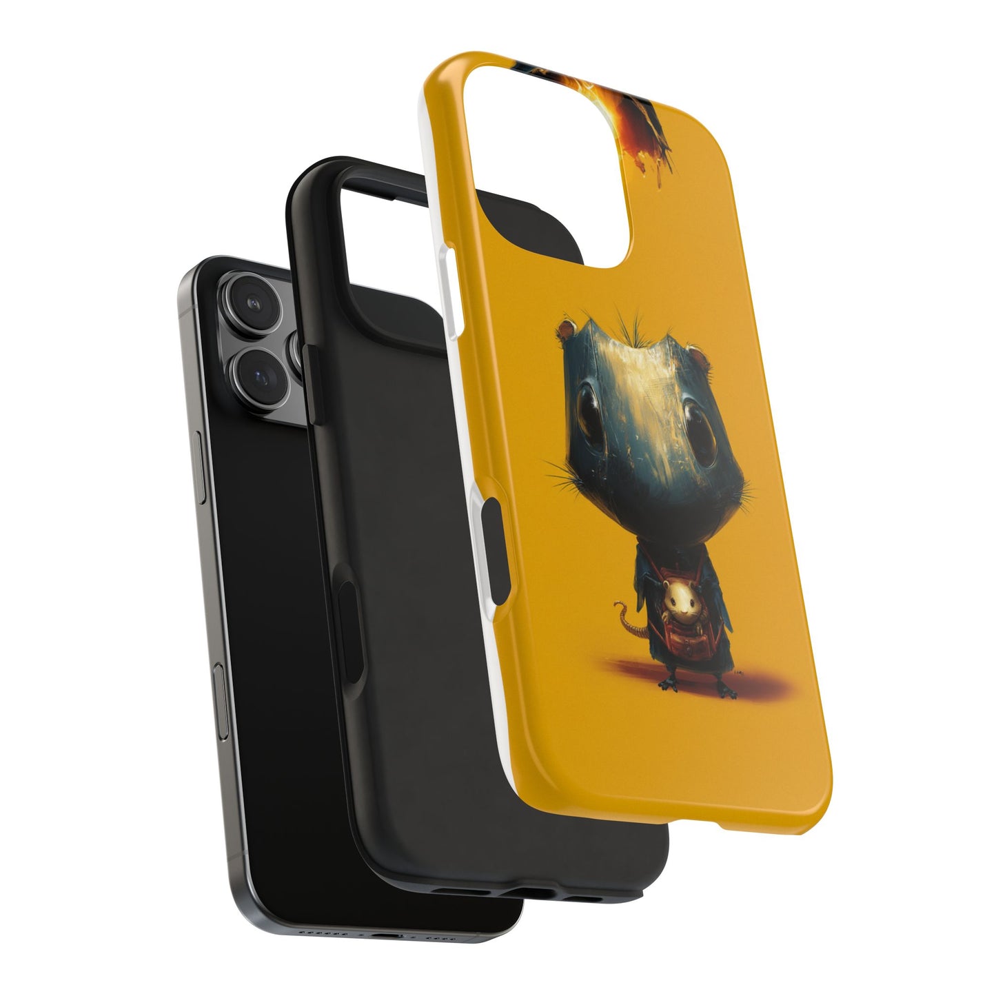 Whimsical Tough Phone Case | Cute Character Design for Animal Lovers