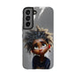 Whimsical Tough Phone Case - Artistic Design for Kids and Tweens